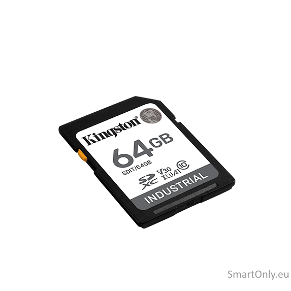 Kingston | Memory Card | SDIT/64GB | 64 GB | SD | Flash memory class Class 10, UHS-I, U3, V30, A1 1