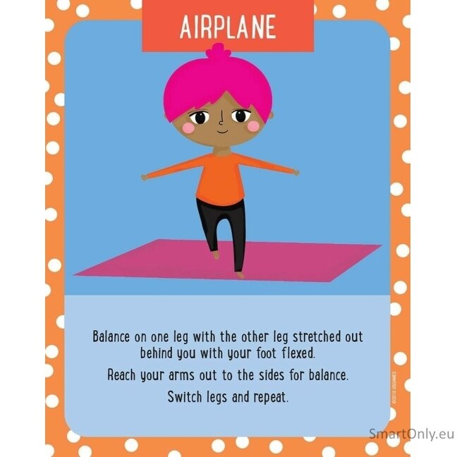 Kids Yoga Adventure kortos US Games Systems 5 Kids Yoga Adventure kortos US Games Systems 5