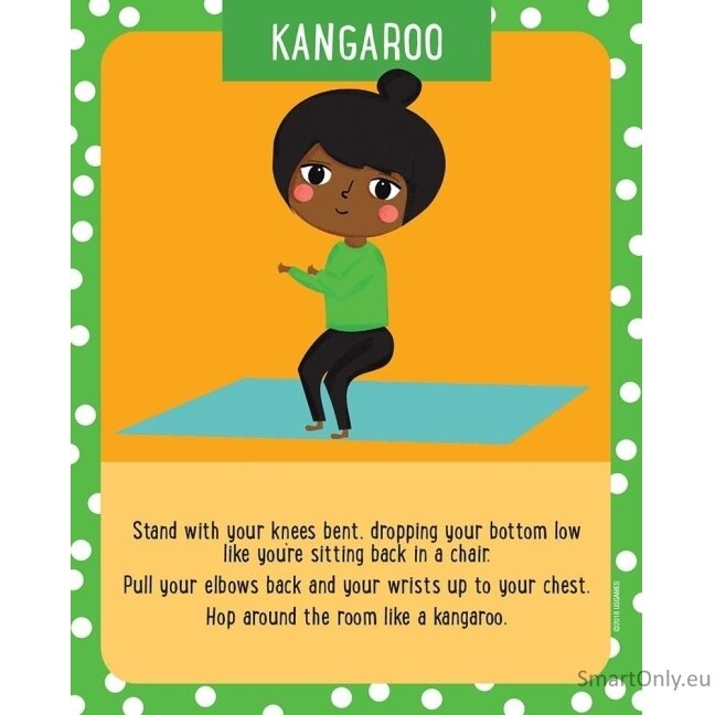 Kids Yoga Adventure kortos US Games Systems 6 Kids Yoga Adventure kortos US Games Systems 6