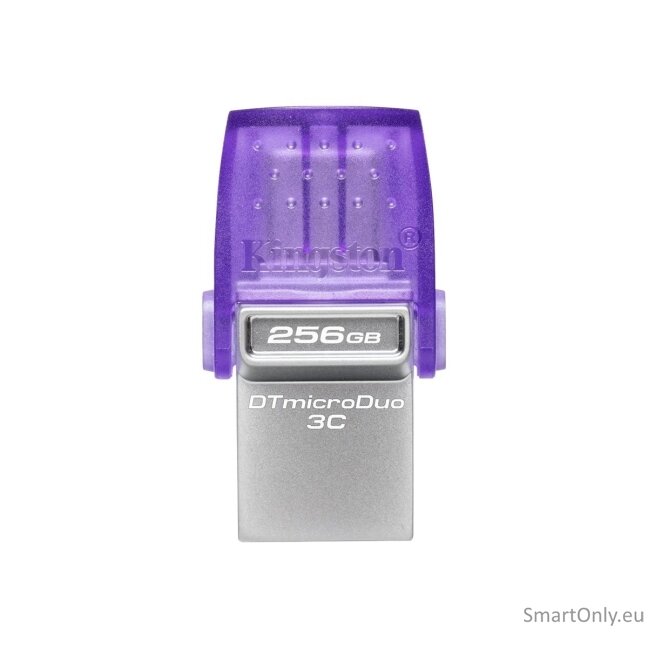 Kingston | DataTraveler | DT Micro Duo 3C | 256 GB | USB Type-C and Type-A | Purple 3 Kingston | DataTraveler | DT Micro Duo 3C | 256 GB | USB Type-C and Type-A | Purple 3