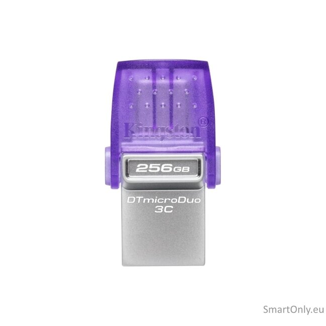 Kingston | DataTraveler | DT Micro Duo 3C | 256 GB | USB Type-C and Type-A | Purple Kingston | DataTraveler | DT Micro Duo 3C | 256 GB | USB Type-C and Type-A | Purple
