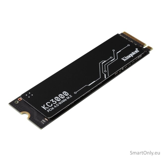 Kingston | SSD | KC3000 | 2048 GB | SSD form factor M.2 2280 | Solid-state drive interface PCIe 4.0 NVMe M.2 | Read speed 7000 MB/s | Write speed 7000 MB/s 1