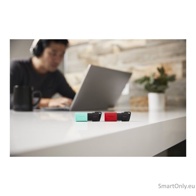 Kingston | USB Flash Drive | DataTraveler Exodia | 256 GB | USB 3.2 Gen 1 | Black/Teal 6 Kingston | USB Flash Drive | DataTraveler Exodia | 256 GB | USB 3.2 Gen 1 | Black/Teal 6