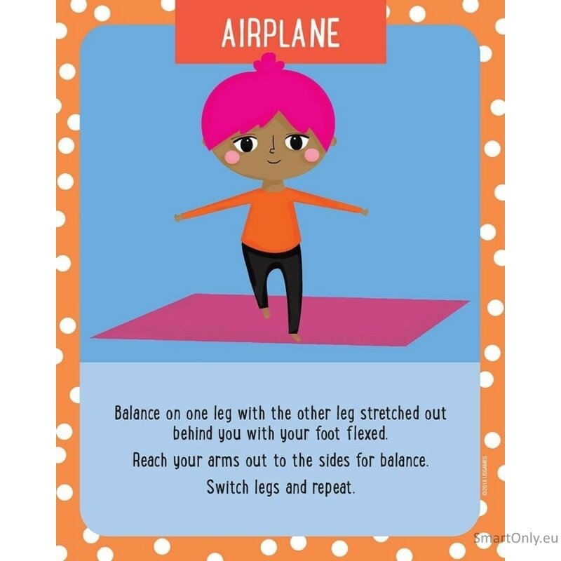 Kids Yoga Adventure kortos US Games Systems 5 Kids Yoga Adventure kortos US Games Systems 5