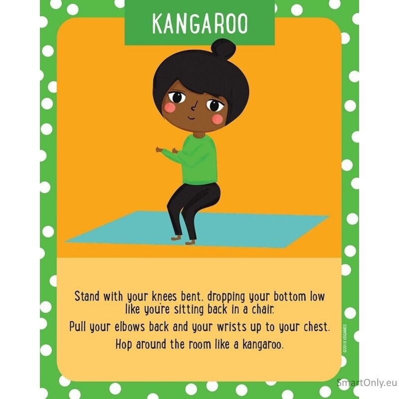 Kids Yoga Adventure kortos US Games Systems 6 Kids Yoga Adventure kortos US Games Systems 6