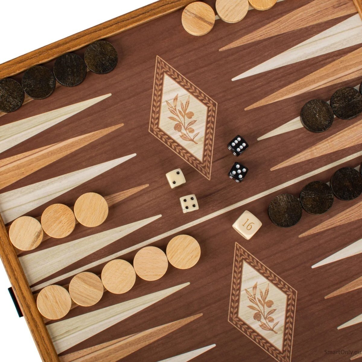 Klasikinio stiliaus 4in1 žaidimų rinkinys: šachmatai, nardai, ludo ir gyvatės (M dydžio) Manopoulos 7 Klasikinio stiliaus 4in1 žaidimų rinkinys: šachmatai, nardai, ludo ir gyvatės (M dydžio) Manopoulos 7