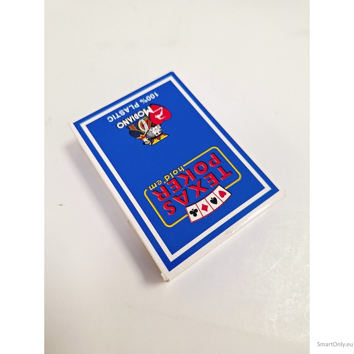 Kosmetinis defektas Modiano Texas Poker Hold Em Jumbo Index kortos (šviesiai mėlynos) 3