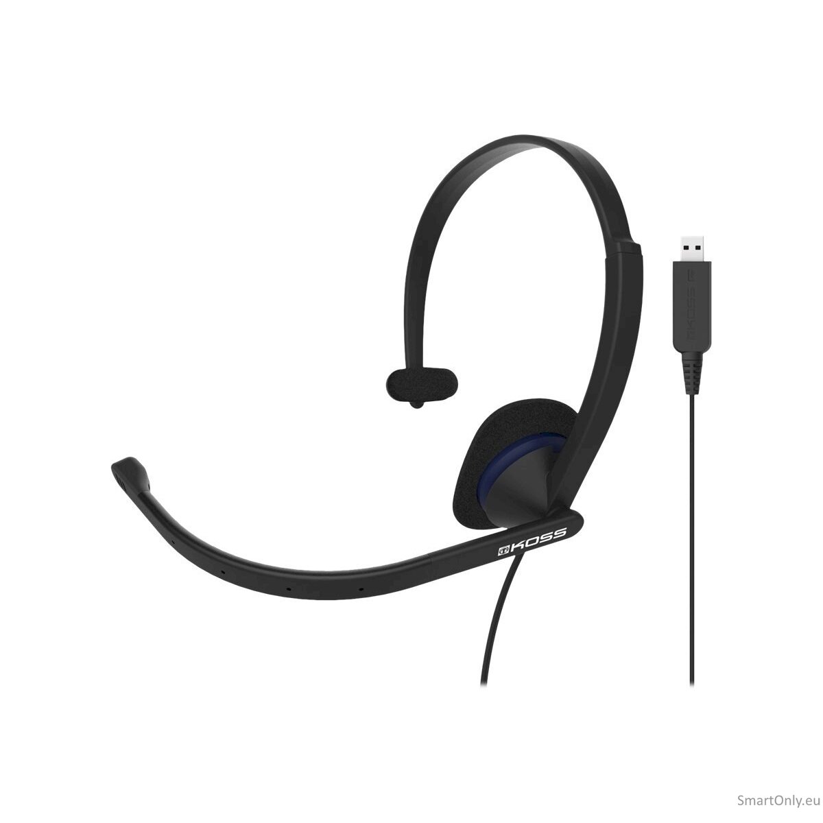 Koss Headphones CS195 USB Wired, On-Ear, Microphone, USB Type-A, Black 4