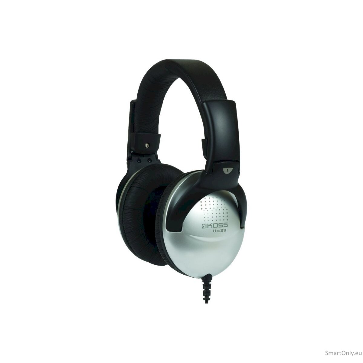 Koss Headphones UR29 Wired, On-Ear, 3.5 mm, Noise canceling, Black/Silver 3 Koss Headphones UR29 Wired, On-Ear, 3.5 mm, Noise canceling, Black/Silver 3