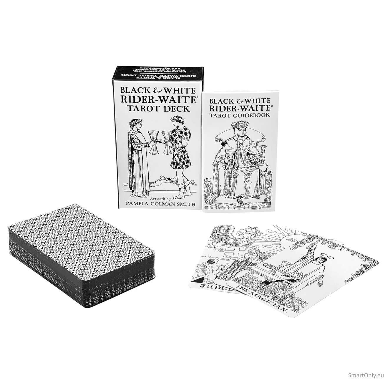 Kosmetinis defektas Black & White Rider-Waite Taro kortos US Games Systems 5