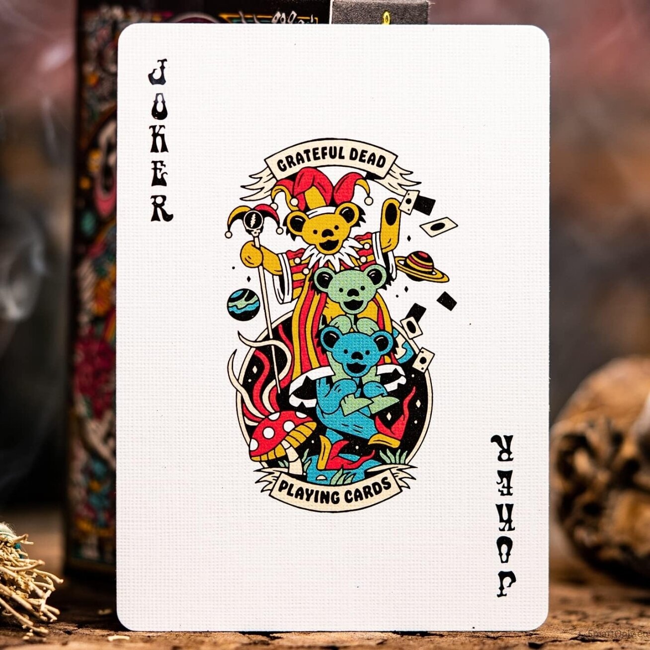 Kosmetinis defektas Grateful Dead žaidimo kortos Theory11 2