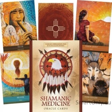Kosmetinis defektas Shamanic Medicine Oracle kortos Blue Angel