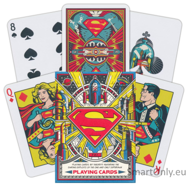 Kosmetinis defektas Superman žaidimo kortos Theory11