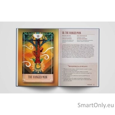 Kosmetinis defektas The Fablemaker's Tarot naudojimosi vadovas-knyga Hit Point Press