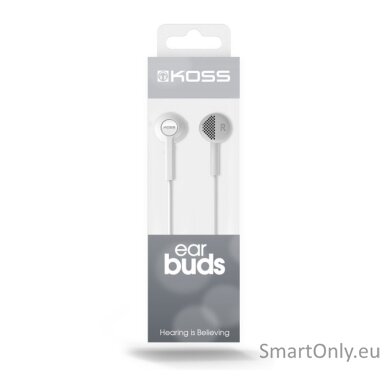 Koss Headphones KE5w Wired, In-ear, 3.5 mm, White