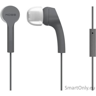 Koss Headphones KEB9iGRY Wired, In-ear, Microphone, Gray Koss Headphones KEB9iGRY Wired, In-ear, Microphone, Gray