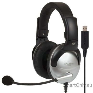 Koss Gaming headphones SB45 USB Wired, On-Ear, Microphone, USB Type-A, Noise canceling, Silver/Black