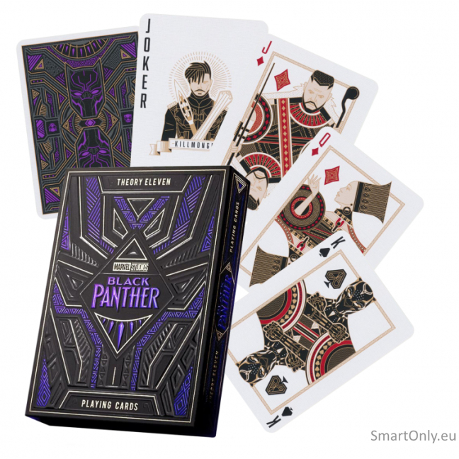 Kosmetinis defektas Black Panther žaidimo kortos Theory11