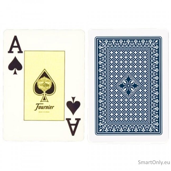 Kosmetinis defektas Fournier 818 pokerio kortos (Mėlyna) 1 Kosmetinis defektas Fournier 818 pokerio kortos (Mėlyna) 1