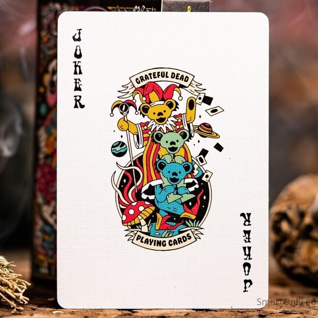 Kosmetinis defektas Grateful Dead žaidimo kortos Theory11 2