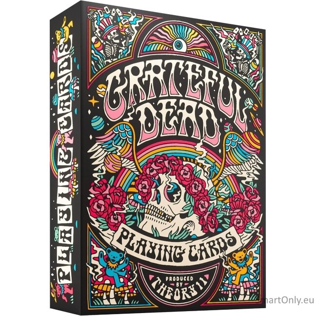 Kosmetinis defektas Grateful Dead žaidimo kortos Theory11 3 Kosmetinis defektas Grateful Dead žaidimo kortos Theory11 3