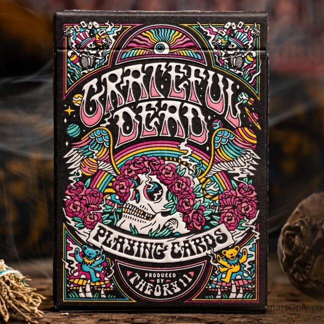 Kosmetinis defektas Grateful Dead žaidimo kortos Theory11 6