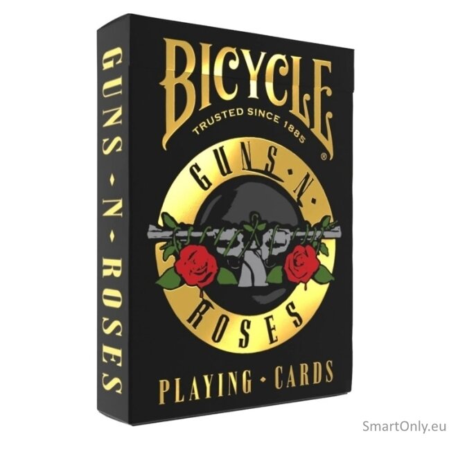 Kosmetinis defektas Guns N' Roses žaidimo kortos Bicycle 1 Kosmetinis defektas Guns N' Roses žaidimo kortos Bicycle 1