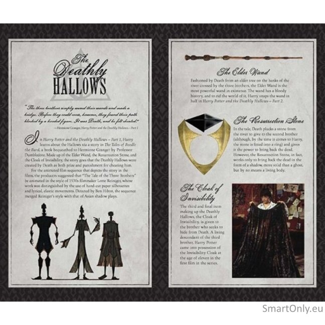 Kosmetinis defektas Harry Potter: The Deathly Hallows Žurnalas kietu viršeliu Insight Editions 4 Kosmetinis defektas Harry Potter: The Deathly Hallows Žurnalas kietu viršeliu Insight Editions 4