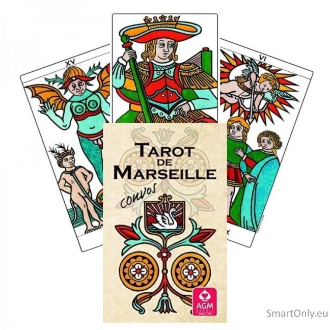 Kosmetinis defektas Tarot De Marseille Convos English Edition Kortos AGM