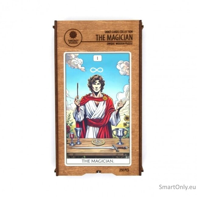 Kosmetinis defektas Tarot: The Magician Dėlionė Iš Medžio (250 detalių) Fantasy Puzzles 3 Kosmetinis defektas Tarot: The Magician Dėlionė Iš Medžio (250 detalių) Fantasy Puzzles 3