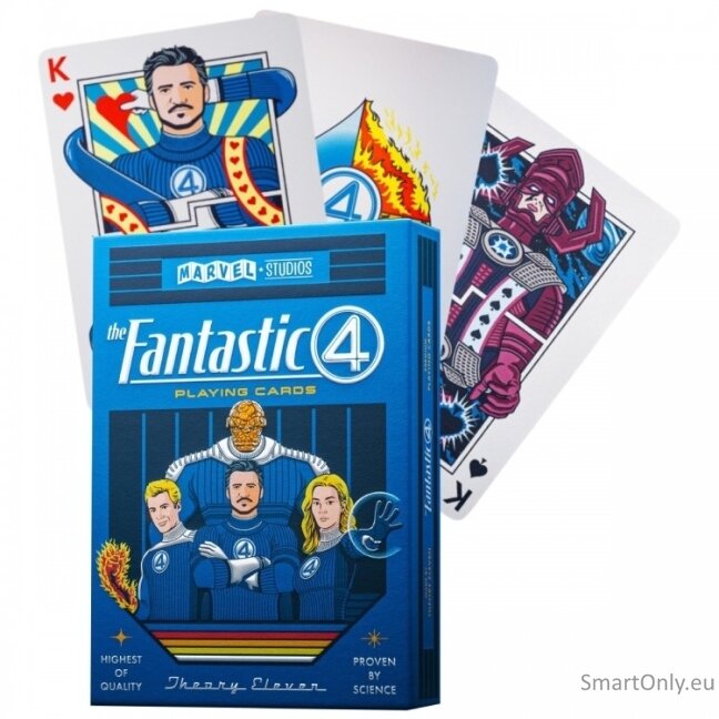 Kosmetinis defektas the Fantastic 4 žaidimo kortos Theory11