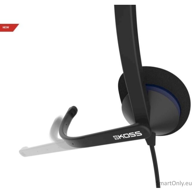 Koss Headphones CS195 USB Wired, On-Ear, Microphone, USB Type-A, Black 1