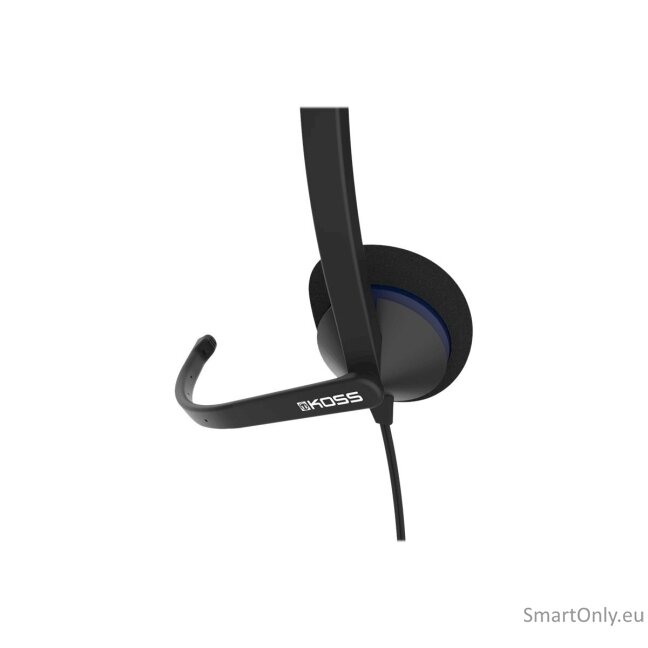 Koss Headphones CS195 USB Wired, On-Ear, Microphone, USB Type-A, Black 5