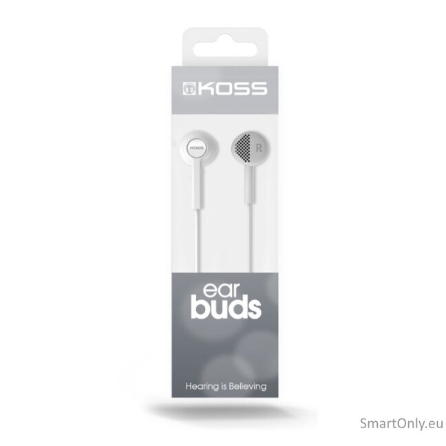 Koss Headphones KE5w Wired, In-ear, 3.5 mm, White 1 Koss Headphones KE5w Wired, In-ear, 3.5 mm, White 1