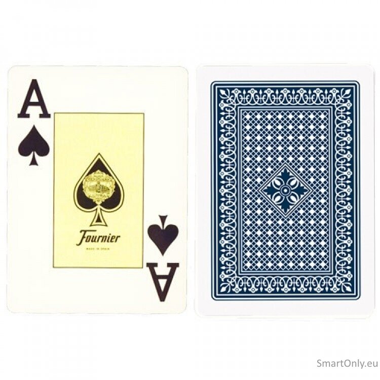 Kosmetinis defektas Fournier 818 pokerio kortos (Mėlyna) 1