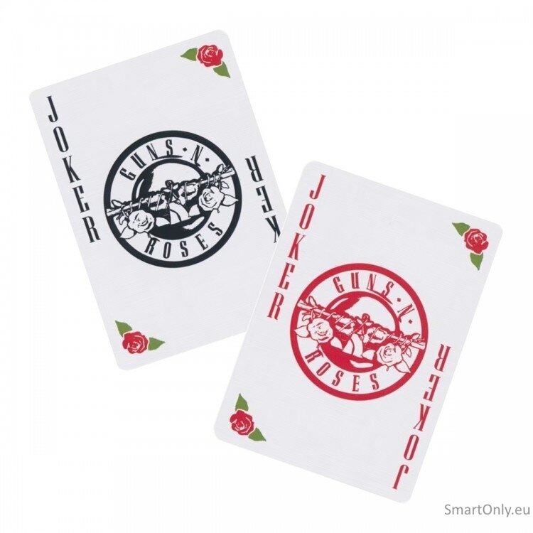 Kosmetinis defektas Guns N' Roses žaidimo kortos Bicycle 3 Kosmetinis defektas Guns N' Roses žaidimo kortos Bicycle 3