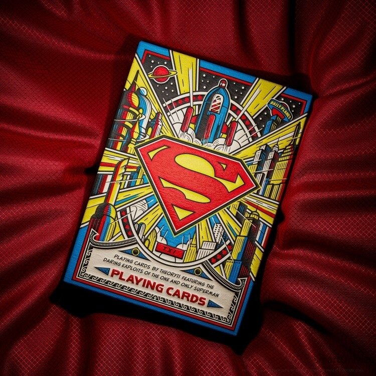 Kosmetinis defektas Superman žaidimo kortos Theory11 2 Kosmetinis defektas Superman žaidimo kortos Theory11 2