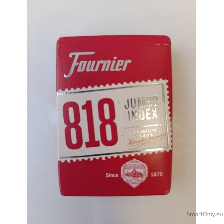 Kosmetinis defektas Fournier 818 pokerio kortos (Raudona) 2