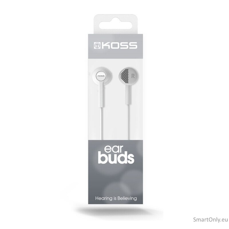 Koss Headphones KE5w Wired, In-ear, 3.5 mm, White 1 Koss Headphones KE5w Wired, In-ear, 3.5 mm, White 1