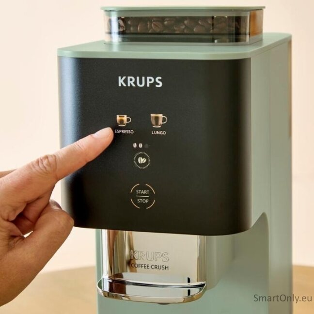 Krups Coffee Crush Coffee maker SA401LE0, Black/Green | Krups 1