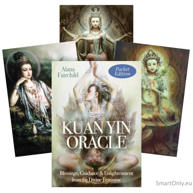 Kuan Yin Oracle pocket edition kortos kišeninis leidimas Blue Angel Kuan Yin Oracle pocket edition kortos kišeninis leidimas Blue Angel