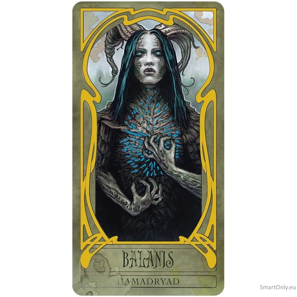 Lady Stirling's Wicked Garden orakulo kortų ir knygos rinkinys US Games Systems 1