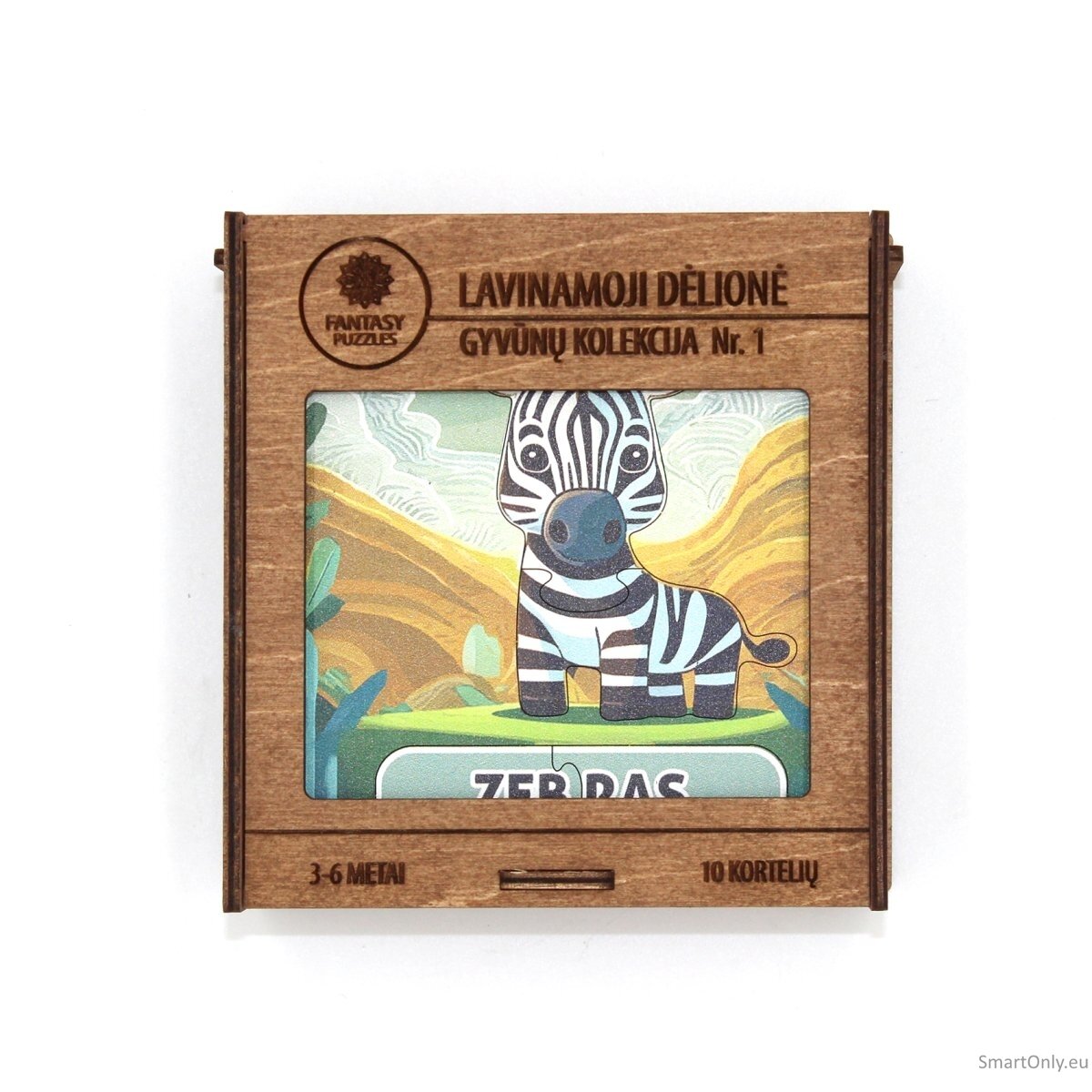 Lavinamoji Dėlionė Iš Medžio (Gyvūnų kolekcija nr. 1) (LT) Fantasy Puzzles 1 Lavinamoji Dėlionė Iš Medžio (Gyvūnų kolekcija nr. 1) (LT) Fantasy Puzzles 1