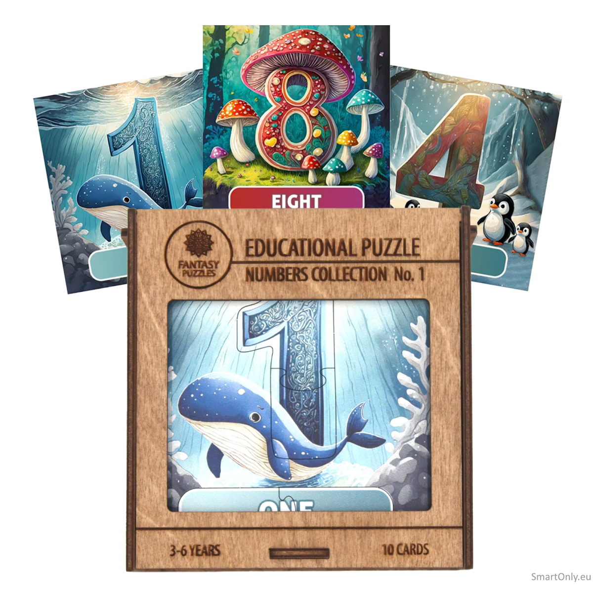 Lavinamoji Dėlionė Iš Medžio (Skaičių kolekcija nr. 1) (EN) Fantasy Puzzles Lavinamoji Dėlionė Iš Medžio (Skaičių kolekcija nr. 1) (EN) Fantasy Puzzles