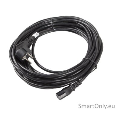 Lanberg | CEE 7/7 to IEC 320 C13 Power Cord | CA-C13C-11CC-0100-BK Lanberg | CEE 7/7 to IEC 320 C13 Power Cord | CA-C13C-11CC-0100-BK