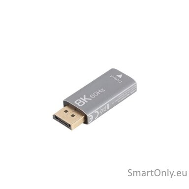 Lanberg Displayport (M) to HDMI (F) Adapter 8K, Silver | AD-DP-HD-03 Lanberg Displayport (M) to HDMI (F) Adapter 8K, Silver | AD-DP-HD-03