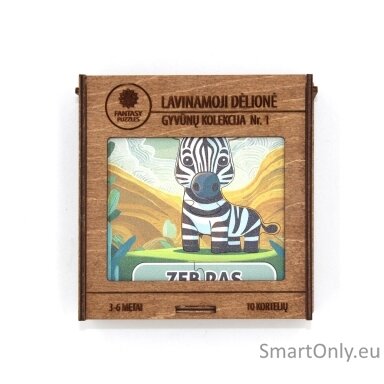Lavinamoji Dėlionė Iš Medžio (Gyvūnų kolekcija nr. 1) (LT) Fantasy Puzzles