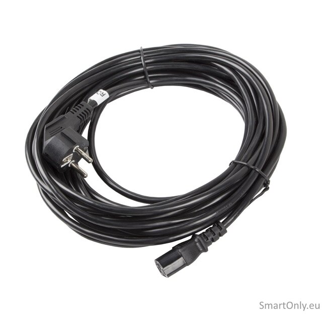Lanberg | CEE 7/7 to IEC 320 C13 Power Cord | CA-C13C-11CC-0100-BK 1 Lanberg | CEE 7/7 to IEC 320 C13 Power Cord | CA-C13C-11CC-0100-BK 1