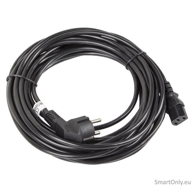 Lanberg | CEE 7/7 to IEC 320 C13 Power Cord | CA-C13C-11CC-0100-BK 2 Lanberg | CEE 7/7 to IEC 320 C13 Power Cord | CA-C13C-11CC-0100-BK 2