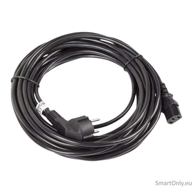 Lanberg | CEE 7/7 to IEC 320 C13 Power Cord | CA-C13C-11CC-0100-BK 3 Lanberg | CEE 7/7 to IEC 320 C13 Power Cord | CA-C13C-11CC-0100-BK 3